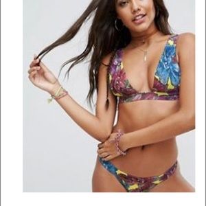 ASOS Flower bikini set